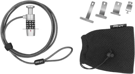 [P-TSAL1-RB] Câble De Sécurité PNY P-TSAL1-RB Pour Laptop à Code