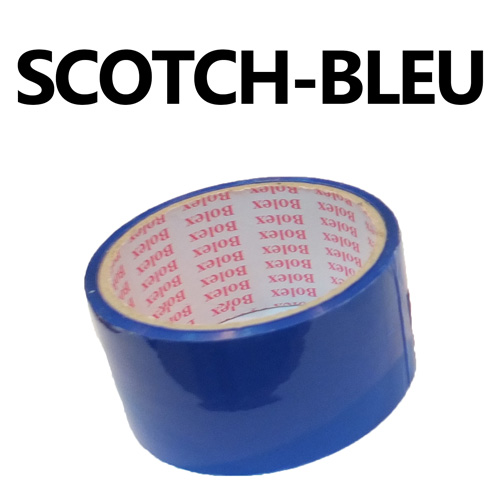[SCOTCH-BLEU] Rouleau de scotch d'emballage Bleu 28y 25m