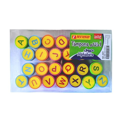[TCHNO_4577] Tampon écolier TECHNO Alphabets